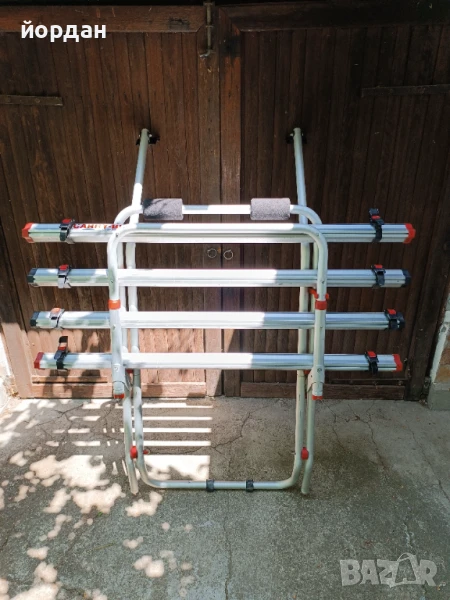 Стойка за 4 велосипеда за VW T4/T5, снимка 1