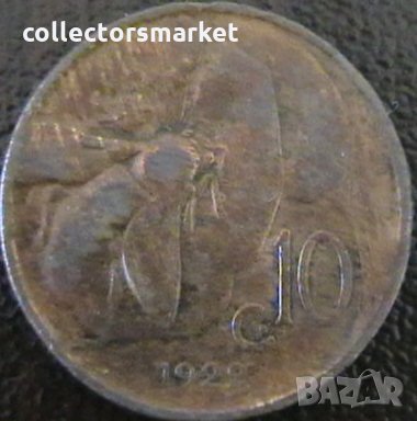 10 центисими 1922, Италия, снимка 1