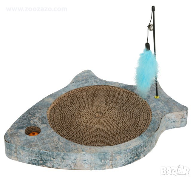 Занимателна драскалка с топче и перо за Котки 41,5 x 33 x 5 cм. - Модел: 80993, снимка 1