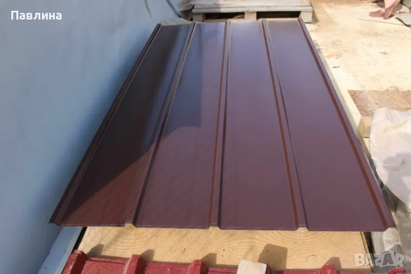 Кафява пластифицирана ламарина, снимка 1