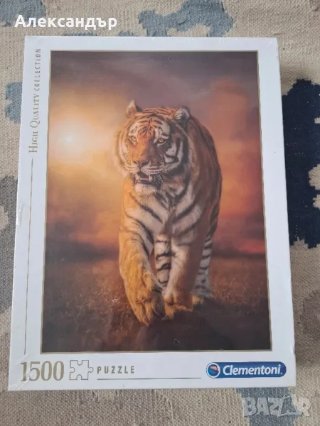 Пъзел с тигър 1500 части Clementoni, снимка 1