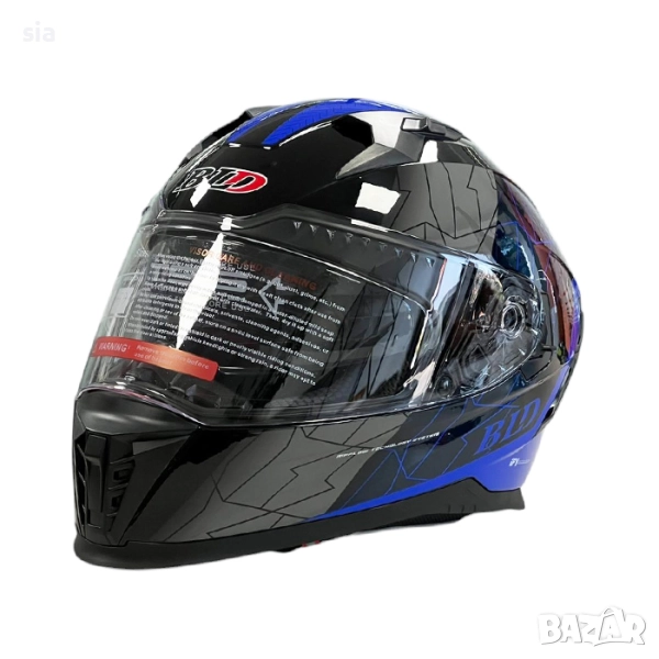 Мото каска, за мотор, скутер, АТВ, снимка 1