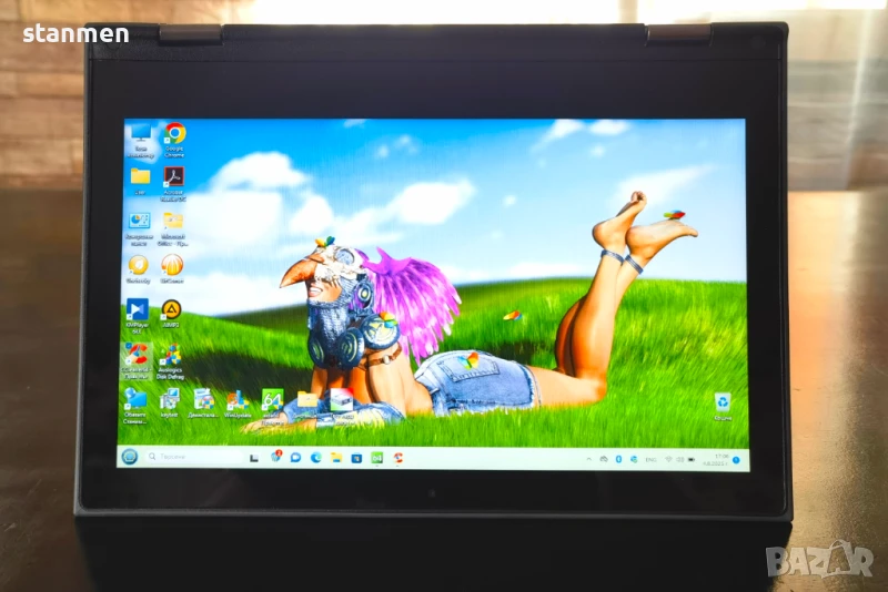 Продавам Гаранционен Lenovo Touchscreen Yoga 300e/IPS11.6сKам/4CoreUp2.7ghz/4gbDDR4/SSD256gb/10чБат, снимка 1