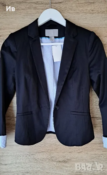 Синьо елегантно сако, снимка 1