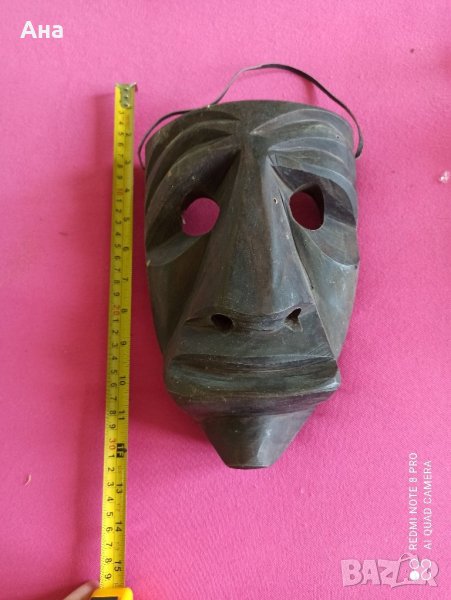 африканска дървена маска , снимка 1