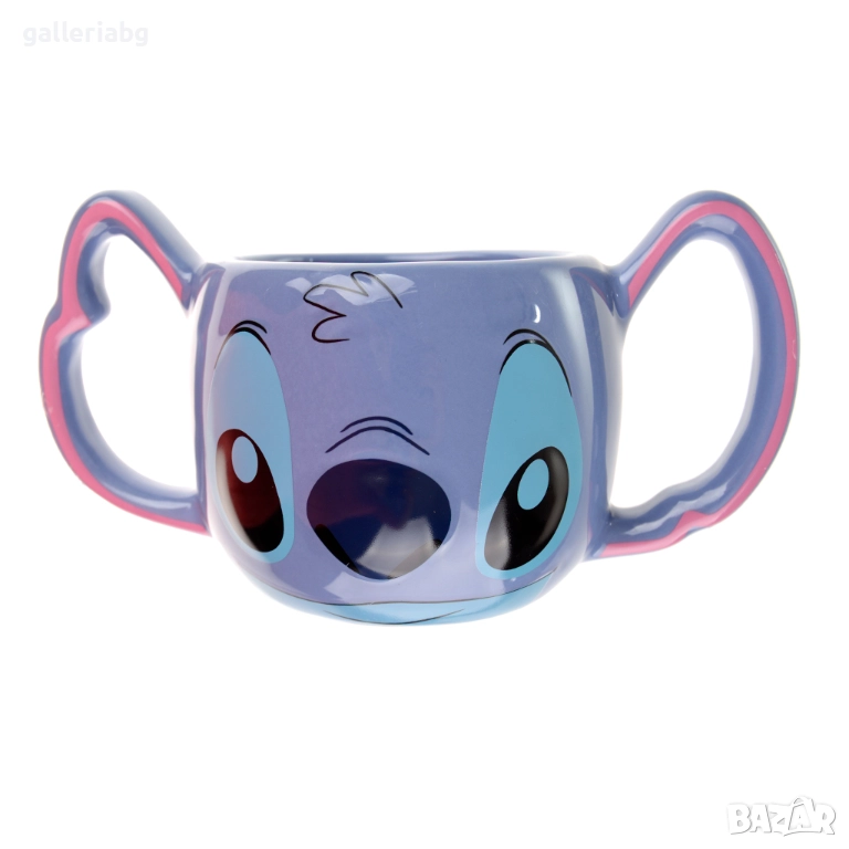 Керамична 3D чаша Stitch с уши – Lilo & Stitch, 200 мл, снимка 1