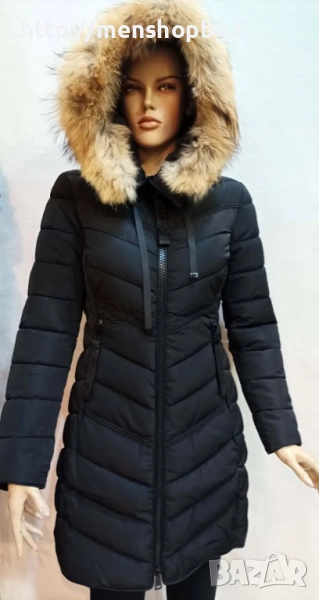 Дамско яке с естествен пух код 14, снимка 1