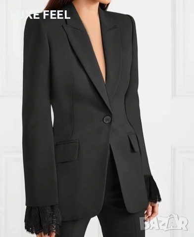 ✨Блейзър с Дантела на Ръкава 