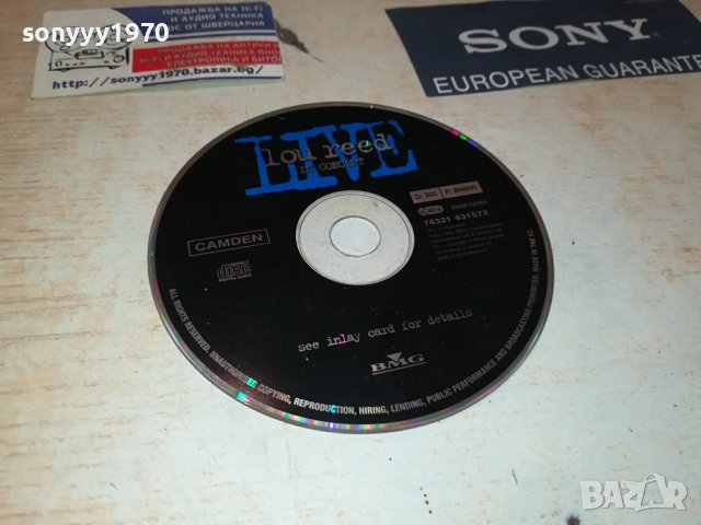 LIVE LOU REED CD 1608231210, снимка 2 - CD дискове - 41872624