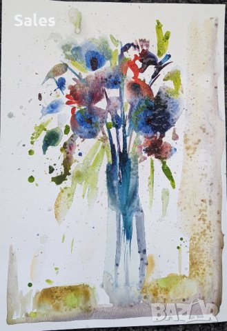 Картини акварел , снимка 2 - Картини - 41121458