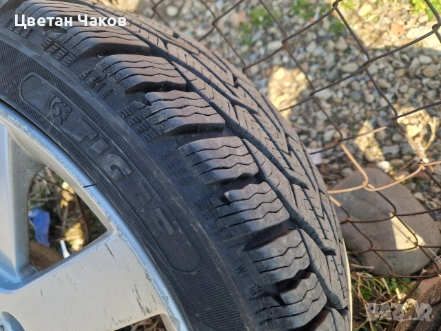 Pеugeot 207 джанти с гуми, снимка 8 - Автомобили и джипове - 53763059