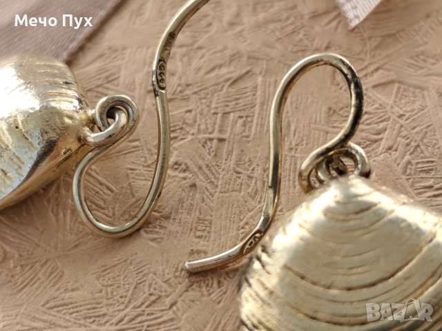 Сребърни обеци Миди (174), снимка 3 - Обеци - 52412239