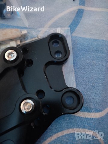 FG RACING CNC регулируеми задни Поставка за крака за Ninja 300 250 Z250 2013 2014 2015 2016 НОВИ, снимка 2 - Аксесоари и консумативи - 44161465