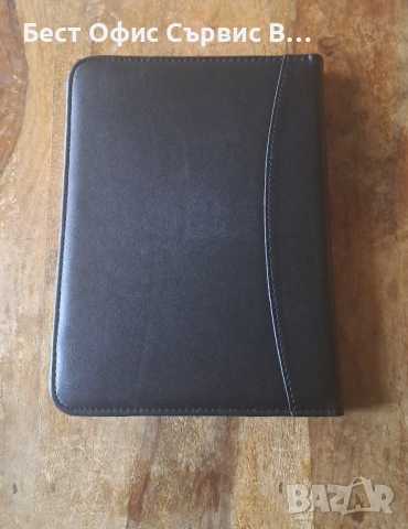 папка за документи луксозна кожена черна малка A5 , снимка 8 - Ученически пособия, канцеларски материали - 53486567