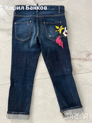 Дамски дънки DSQUARED2, размер 38/S, нови, снимка 4 - Дънки - 53140413