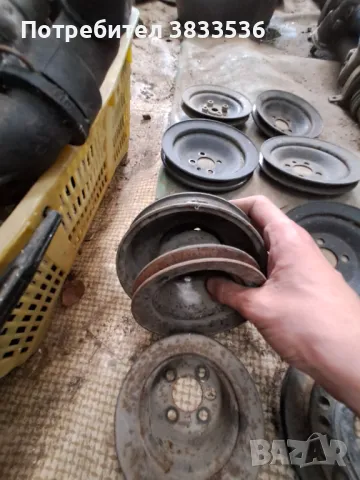 Ролки (шайби) за колянов вал , и водна помпа + хидравлична Vw Golf Mk2, снимка 7 - Части - 49921870