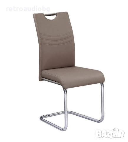 Трапезен стол Крофт цвят капучино