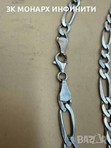 Сребърен ланец /925/, снимка 6 - Колиета, медальони, синджири - 53773117