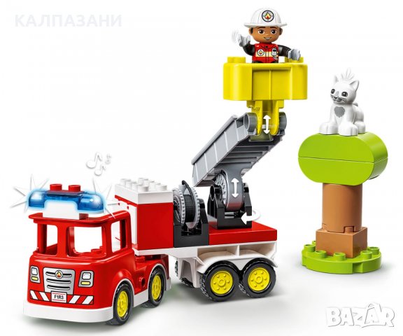 LEGO® DUPLO® Town 10969 - Пожарникарски камион, снимка 4 - Конструктори - 39432278