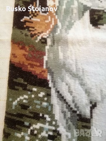 Гоблен,, Коне в реката,, /ariadna/, снимка 11 - Гоблени - 39873754