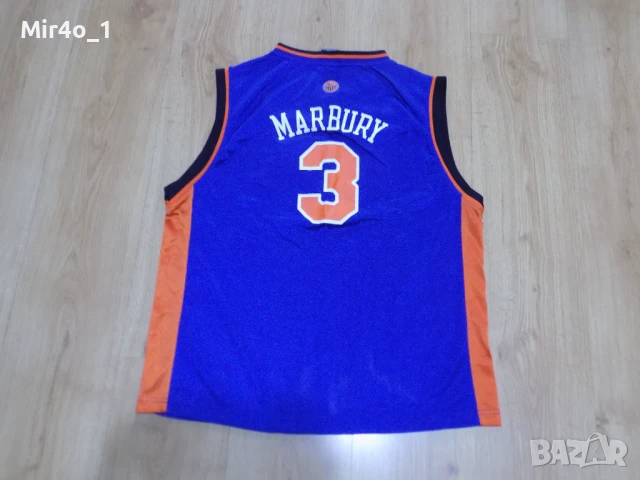 баскетболен потник new york knicks marbury #3 nba adidas екип тениска спорт оригинал мъжки S/M, снимка 2 - Спортни дрехи, екипи - 51037955