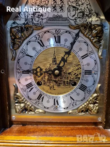 Прекрасен антикварен колекционерски холандски настолен каминен часовник , снимка 9 - Антикварни и старинни предмети - 49093939
