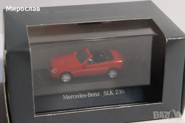 HERPA H0 1/87 MERCEDES BENZ SLK 230 КОЛИЧКА МОДЕЛ, снимка 2 - Колекции - 53623292