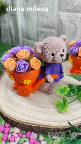 Сладки малки мечета в  лилаво и оранжево!, снимка 2 - Декорация за дома - 52148366