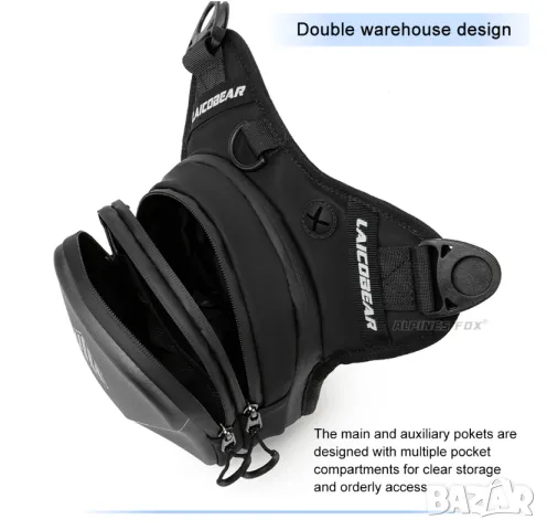 Водоустойчива чанта за кръста крак бедро мото велосипед планина, снимка 3 - Аксесоари и консумативи - 48781420