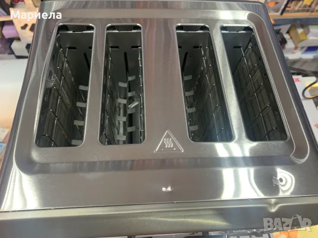 Тостер BLACK&DECKER BXTO1960E 1960W / Тостер за 4 филии, снимка 6 - Тостери - 47977427