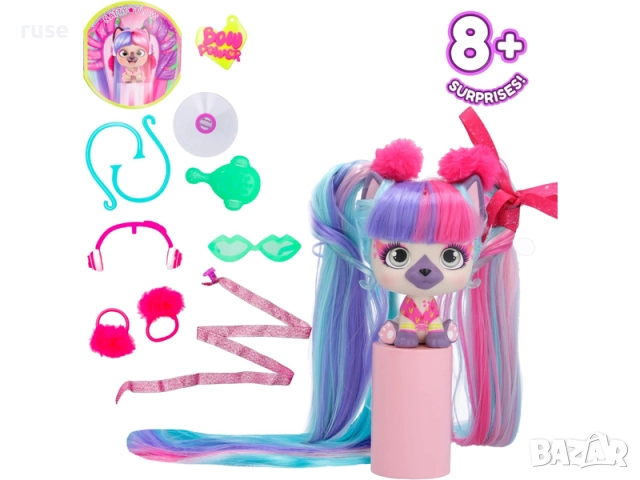 НОВИ! VIP PETS BOW POWER Модно кученце Нати, снимка 2 - Кукли - 51850583