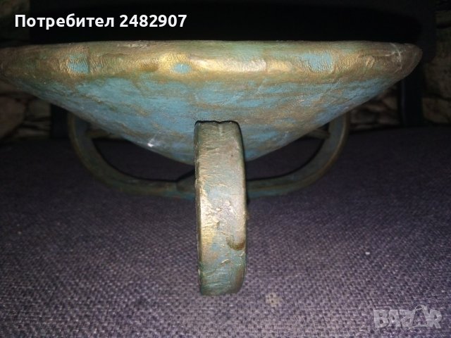 Стар антикварен свещник, снимка 5 - Други - 41525002