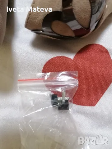 Дамски бежови обувки, снимка 8 - Дамски обувки на ток - 48133061