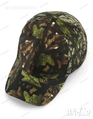 Мъжка бейзболна шапка с листа, бионична камуфлажна шапка, 5цвята , снимка 8 - Шапки - 47556698