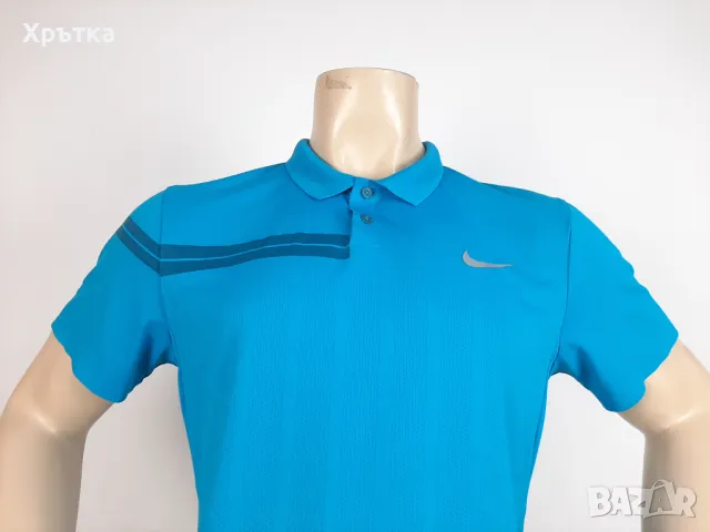 Nike Roger Federer - Оригинална мъжка тениска с яка размер L, снимка 8 - Тениски - 50211227