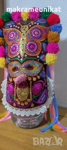 Кукерска маска, гугла, ръчна изработка, капашон,Новодел, Сурва, Кукерландия