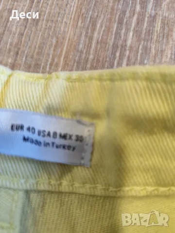 дънкови панталонки с висока талия, снимка 3 - Къси панталони и бермуди - 50179773