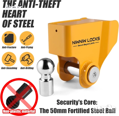 NiwNiw Заключващ механизъм за теглич Ifor Williams Knott Avonride 50мм, снимка 2 - Аксесоари и консумативи - 52411263