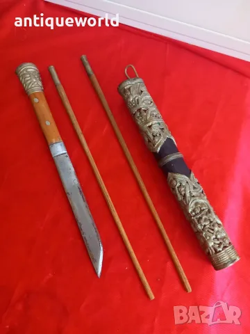  TROUSSE, Китайски Нож ,Комплект за Хранене, снимка 3 - Антикварни и старинни предмети - 55747155