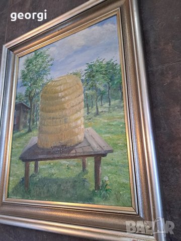 Стара немска картина кошер, снимка 3 - Картини - 48076161