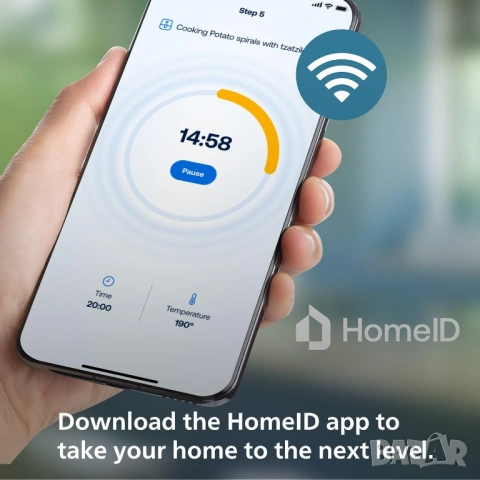 Еар Фрайер Airfryer 13-in-1 Philips 4.1L, 13 програми, Wi-Fi Rapid Air, снимка 9 - Фритюрници - 53307146