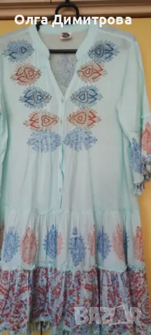 лятна рокля, памук, снимка 4 - Рокли - 50302484