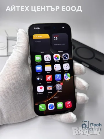 iPhone 16 Pro, 256GB, Natural Titanium, 100% батерия, ДОБЪР, 1г. ГАРАНЦИЯ!, снимка 2 - Apple iPhone - 56005698