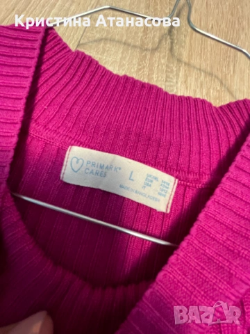 Блуза рипс циклам, снимка 5 - Блузи с дълъг ръкав и пуловери - 53056551