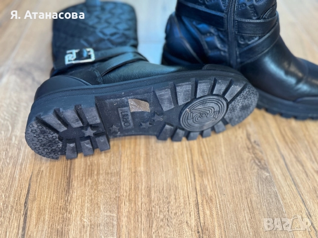 Liu Jo Боти Kelly от еко кожа, Черен - Оригинални, снимка 5 - Дамски боти - 52955092