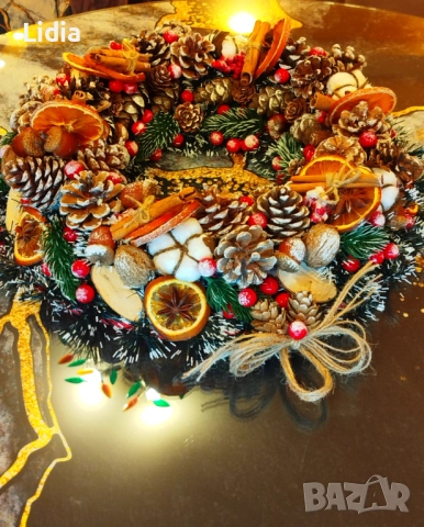 Красив Коледен венец, снимка 2 - Декорация за дома - 52087106
