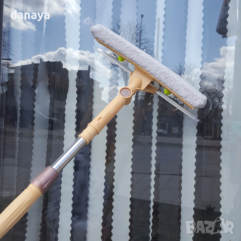 2793 Стъклочистач микрофибър и силиконово перо с чупещо рамо, снимка 2 - Други стоки за дома - 36193678