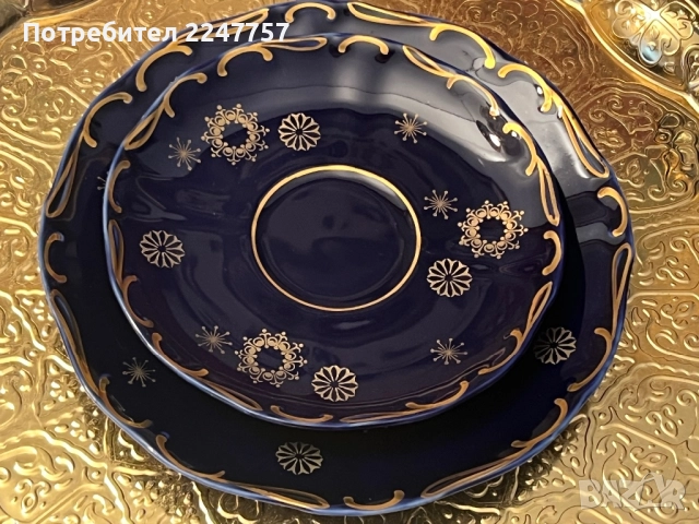 Троен сет порцелан Lichte, снимка 3 - Антикварни и старинни предмети - 52771217