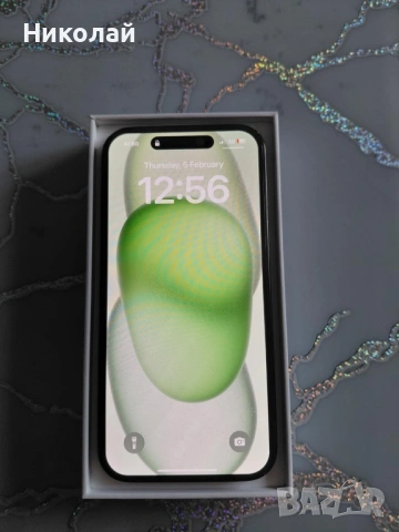 iPhone 15 256GB 94% капацитет на батерия  Black+Mode, снимка 2 - Apple iPhone - 53380533