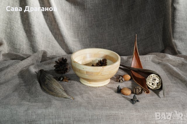 Дървена купа, снимка 6 - Други - 38812019